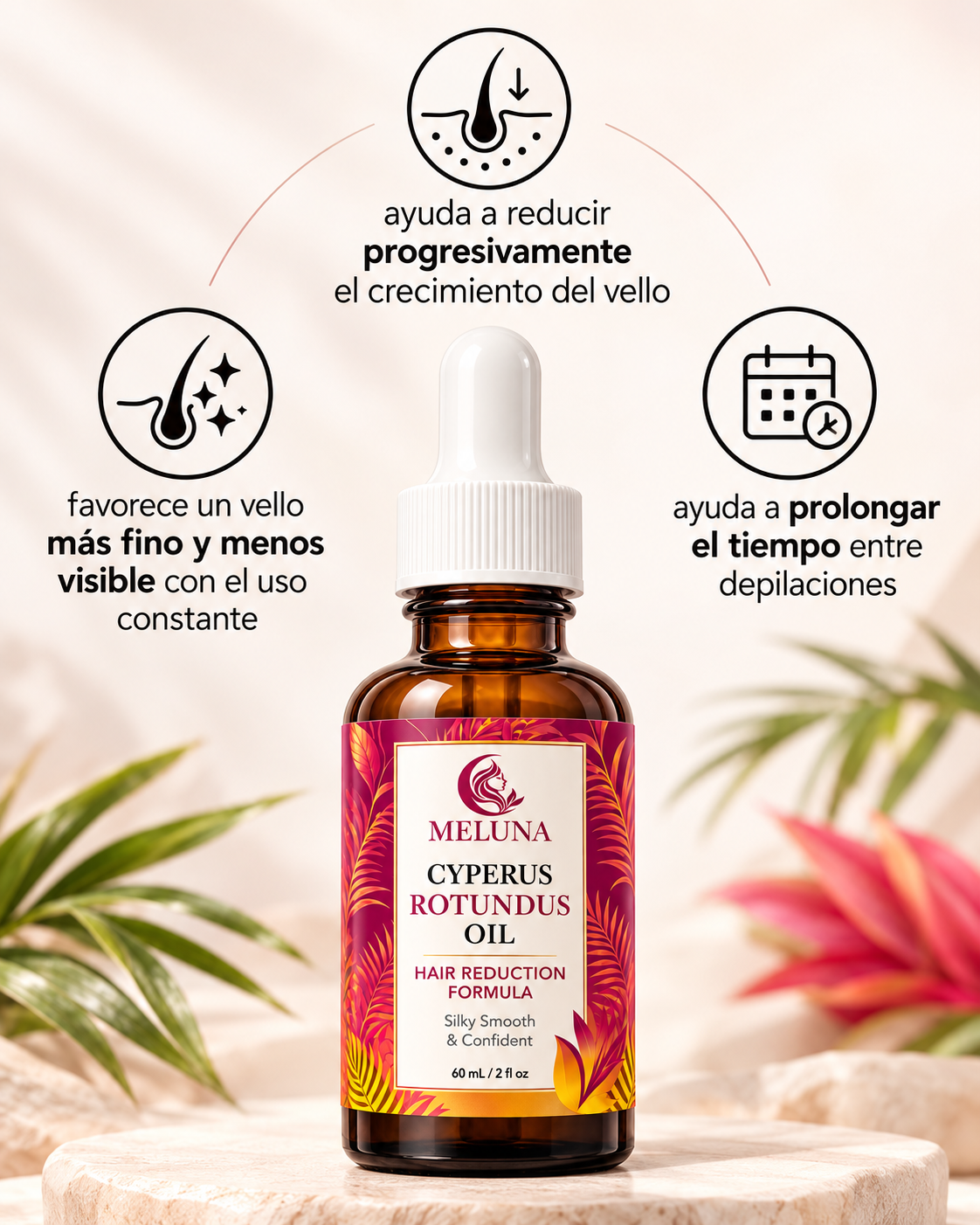 Sérum Reductor de Vello Meluna